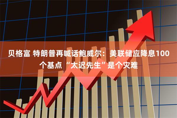 贝格富 特朗普再喊话鲍威尔：美联储应降息100个基点 “太迟先生”是个灾难