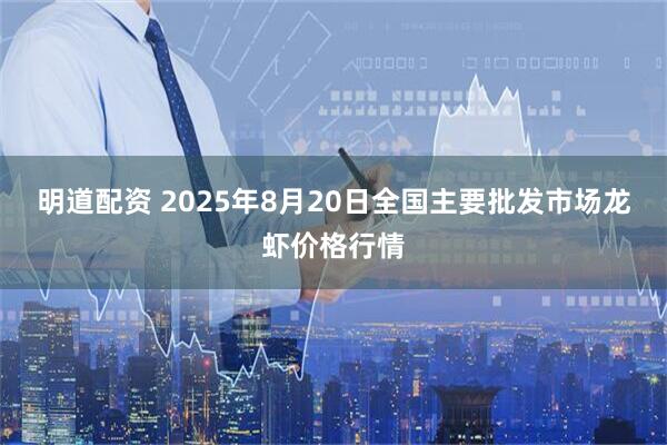 明道配资 2025年8月20日全国主要批发市场龙虾价格行情