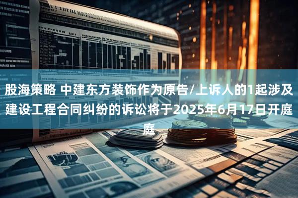 股海策略 中建东方装饰作为原告/上诉人的1起涉及建设工程合同纠纷的诉讼将于2025年6月17日开庭