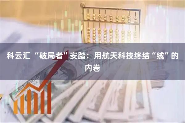 科云汇 “破局者”安踏：用航天科技终结“绒”的内卷